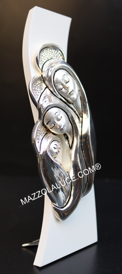 Capezzale sacra famiglia argento avorio classico promozione fine scorte