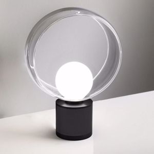 Cosmit vivida h32cm abatjour nera design lampada da tavolo moderna