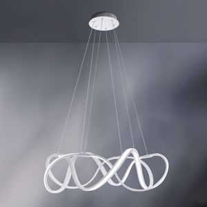 Lampadario curls vivida design moderno per soggiorno led 60w 3000k dimmerabile