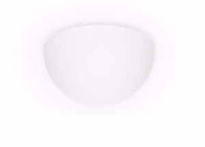Linea light ohps plafoniera per esterno grande 75cm semisfera bianca ip65