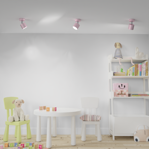 Plafoniera rosa luce da soffitto parete per cameretta bambina