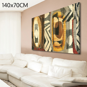 Quadro astratto moderno 140x70 stampa su tela per soggiorno