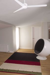 Ventilatore a soffitto 28mq pale bianco 132cm moderno con telecomando