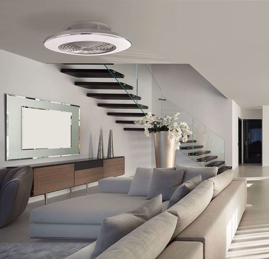 Ventilatore da soffitto con luce 15mq silenzioso design moderno