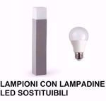 LAMPIONI CON LAMPADINE LED SOSTITUIBILI