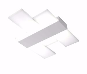 Top light flight plafoniera led 30w bianca design moderno per soggior no