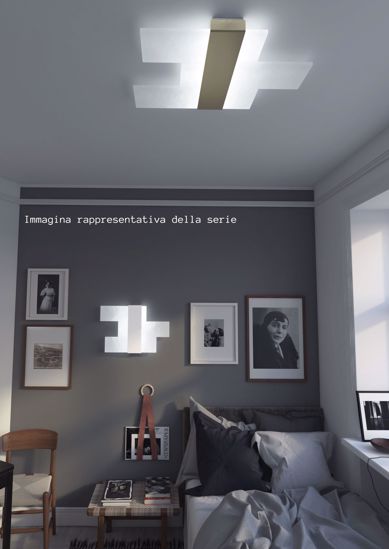 Toplight flight plafoniera moderna silver per soggiorno luce led 3000k 4000k