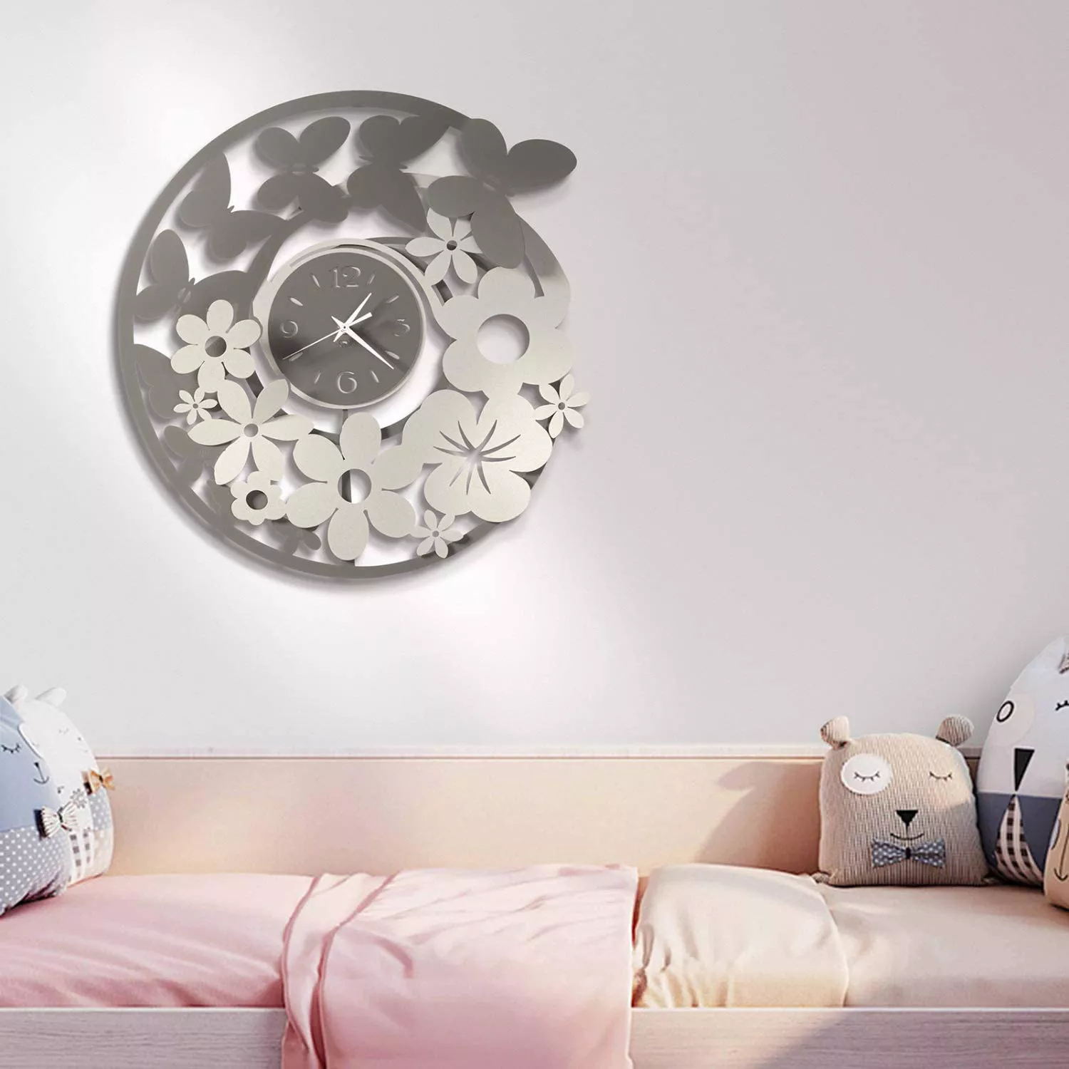 orologio da parete camera da letto design moderno