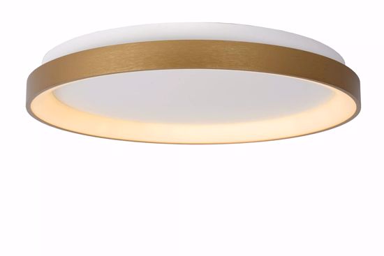 Plafoniera rotonda anello oro led 38w 2700k dimmerabile