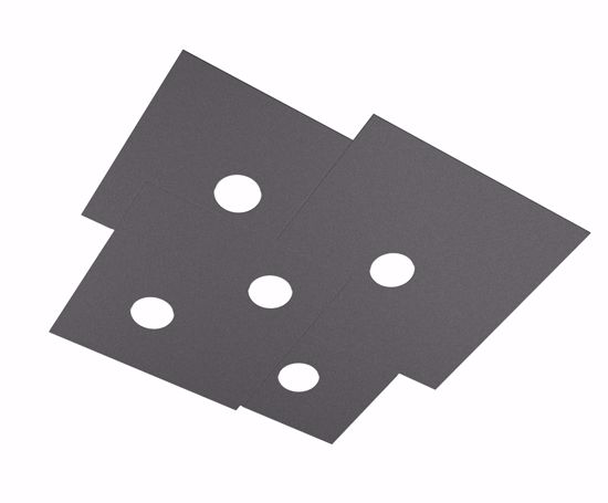 Plafoniera per cucina moderna toplight plate antracite