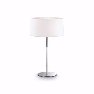Abat-jour lampada da tavolo moderna per camera da letto paralume bianco