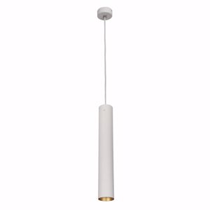 Lampadario pendente camera da letto baton linea light led 2.5w 3000k bianco oro