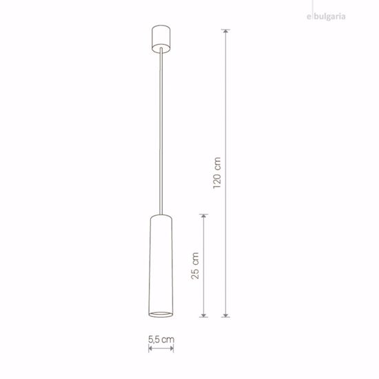 Lampadario pendente cilindro oro per isola cucina