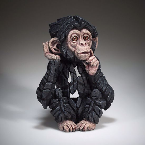 Sculture moderne edge baby scimpanze artistico artigianale decorato