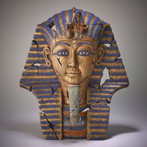 Edge scultura soprammobile da tavolo faraone tutankhamon artigianale