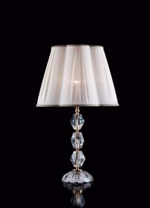 Ondaluce lampada da tavolo per soggiorno da letto cristallo classica