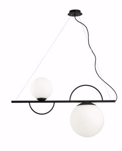Ondaluce lampadario birds design moderno per soggiorno nero
