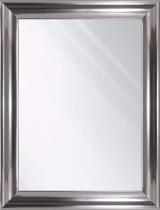 Specchio verticale da parete 50x100 cornice grigio nichel promozione fp