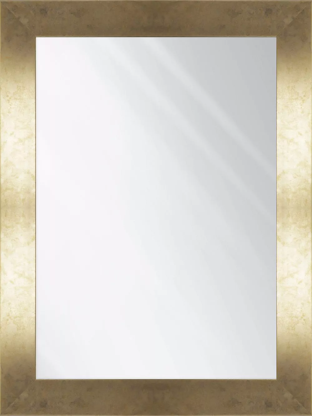 Specchio rettangolare da parete 50x70 cornice oro - 711A