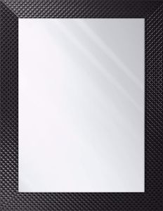 Specchiera con cornice nera 50x70 moderna promozione ultimo pezzo