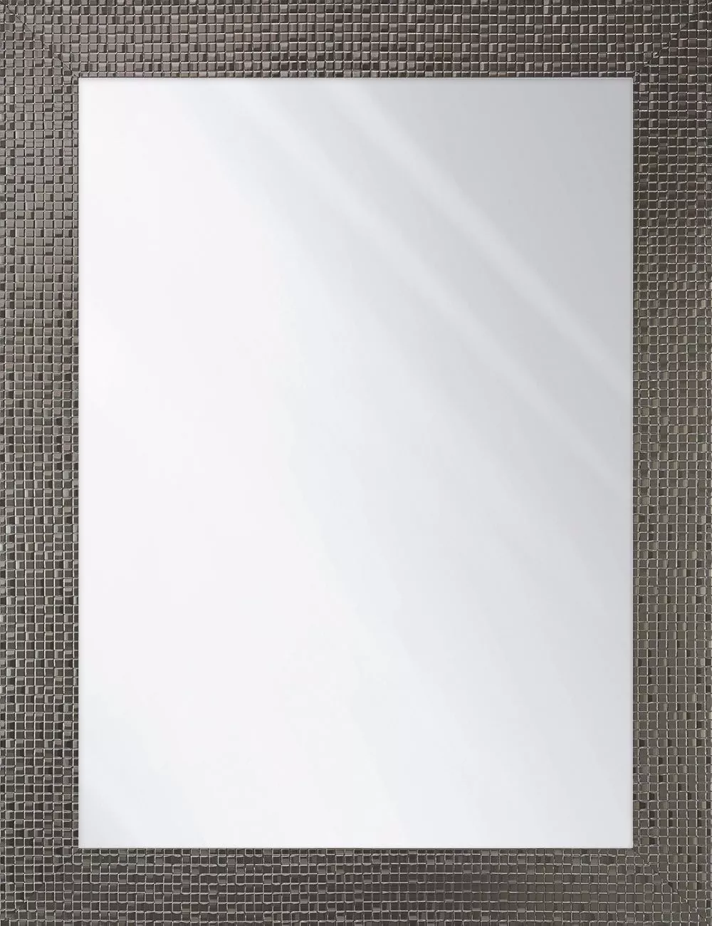 Specchio da parete 50x70 cornice tonalità tortora - 711F