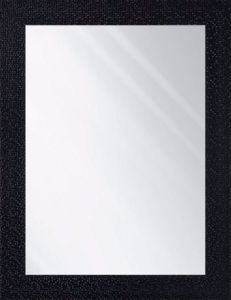 Specchio da parete cornice design nera 50x70 promozione ultimo pezzo
