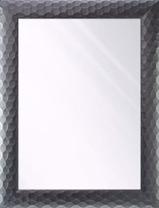 Specchio moderno con cornice da parete 50x70 grigio antracite nido ape