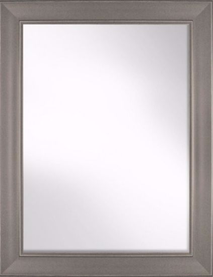 Specchio da parete cornice cachi 50x70 stile contemporaneo rettangolare