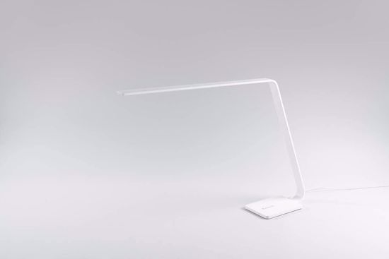 Lama stilnovo lampada da scrivania bianca led 9w 3000k dimmerabile touch