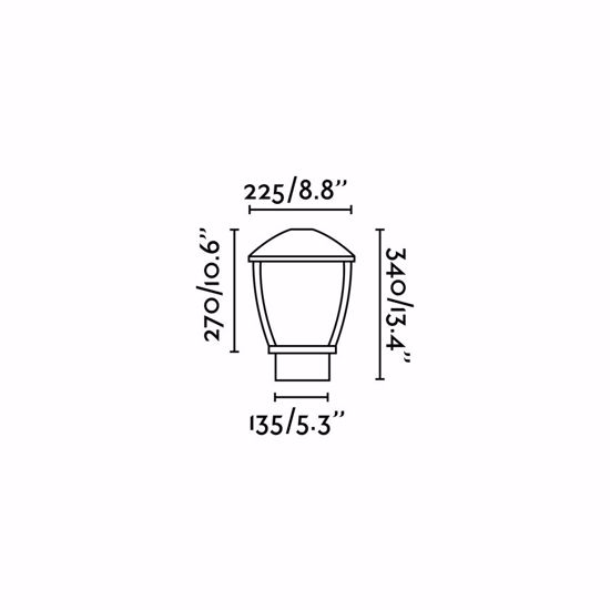 Lampioncino basso lanterna antracite moderna luce esterno giardino ip44