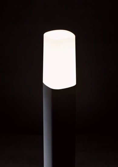 Paletto da giardino ip44 lampione moderno antracite