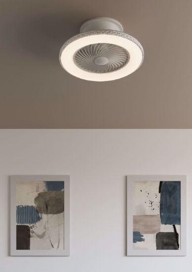 Ventilatore da soffitto con luce led moderno per soggiorno multifunzionale