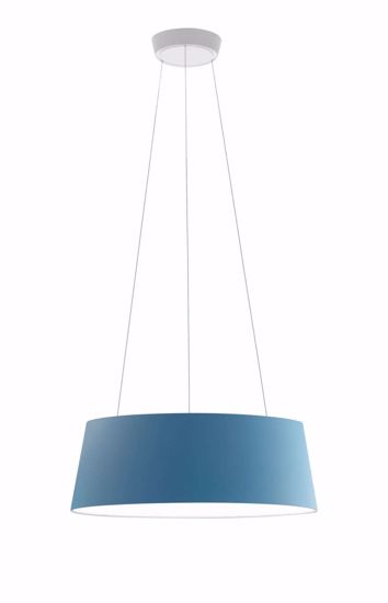 Oxygen stlinovo lampadario azzurro moderno led 36w 3000k dimmerabile