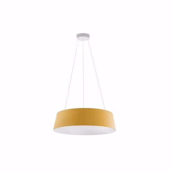 Stilnovo oxygen lampadario giallo moderno led dimmerabile 50w 3000k