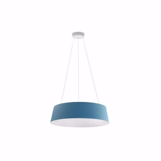 Stilnovo oxygen lampadario design moderno led 3000k dimmerabile azzurro