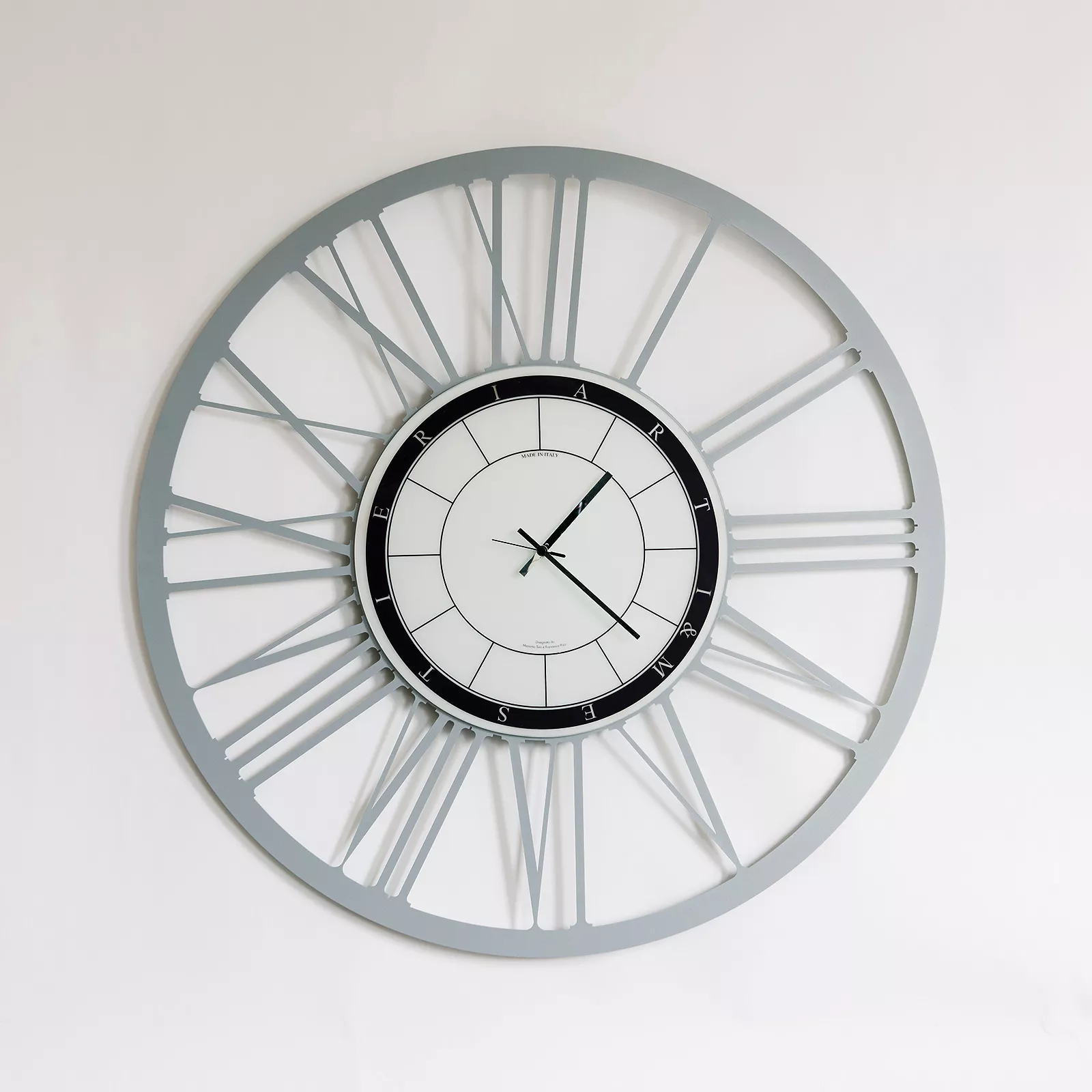 Orologio da parete roman0 alluminio moderno tondo - 3217
