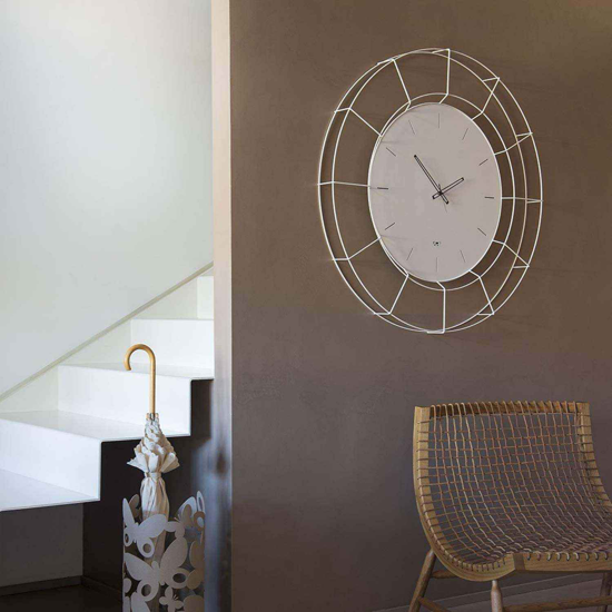 Orologio da parete ardesia moderno rotondo per soggiorno
