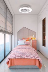 Ventilatore con luce da soffitto per soggiorno moderno multifunzionale