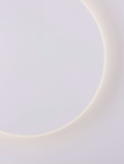 Lampada cerchio bianco applique moderna led 20w 3000k per interno