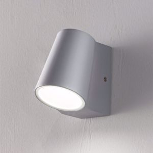 Applique owen silver ondaluce per esterni led 6w 4000k ip44