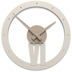 Orologio da parete 35 caffelatte design moderno