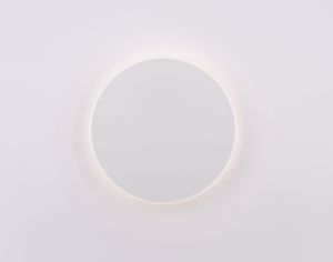 Applique disco cerchio bianco moderna per interni led 20w 3000k