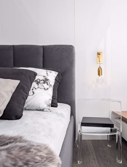 Applique classico pendente da parete oro per comodino camera da letto