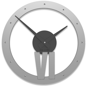 Moderno orologio da parete 35 cm design  nero