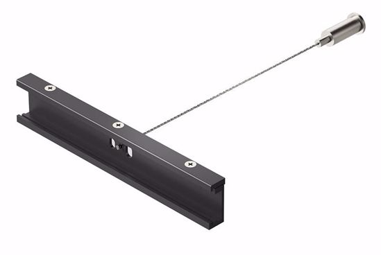 Accessori gea led kit sospensione nero con staffa unione di binari trifase