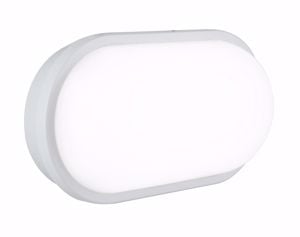 Mazzola luce plafoniera moderna per bagno bianca 20w 3000k ip65