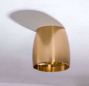 Faretto spot da soffitto oro bronzo brunito orientabile moderno