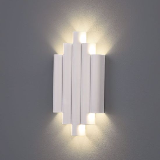 Applique led 21w 3000k bianco design moderna per salone