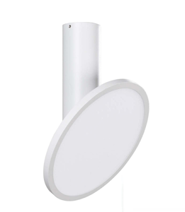 Faretto led da soffitto 18w 3000k orientabile design moderno bianco 220-240v