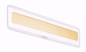 Applique led 28w 3000k antille linea light oro lucido design moderna